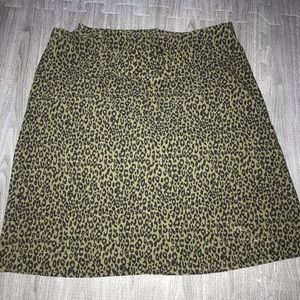 cheata print skirt
